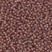 Miyuki seed beads 11/0 - Lined cinnamon luster 11-337
